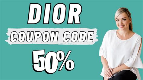 rom promo code dior|Dior coupon code.